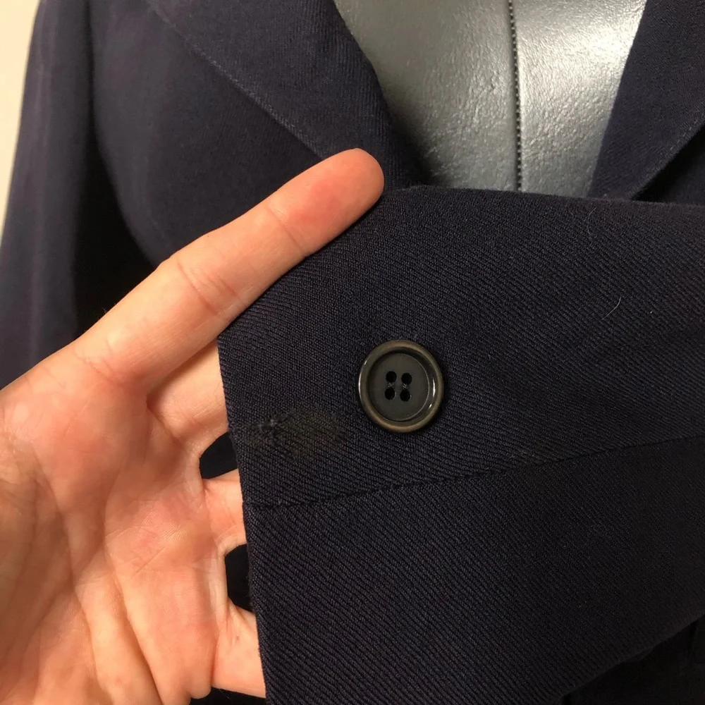 Dior | 100% Wool Navy Career Blazer Christian